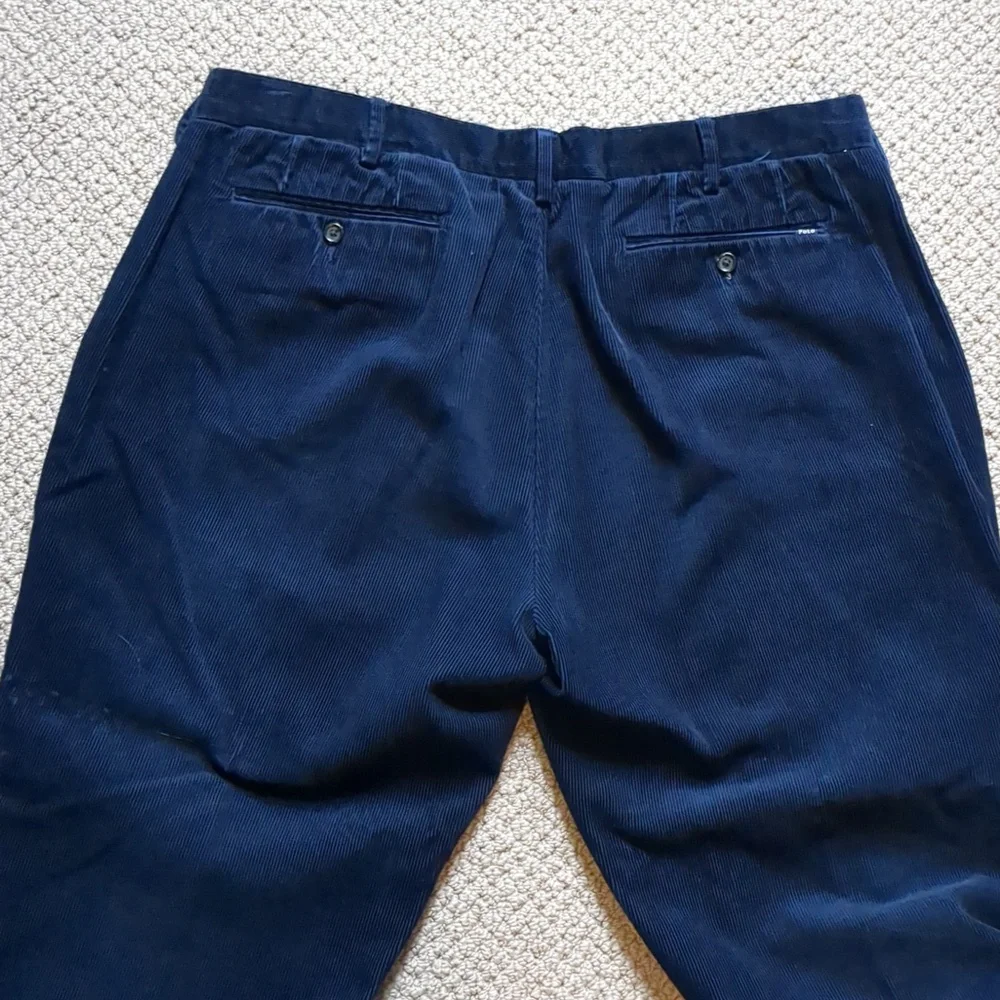 Polo Navy Corduroy Eclectic Grandpa Trousers 38 X 30 - Picture 7 of 11